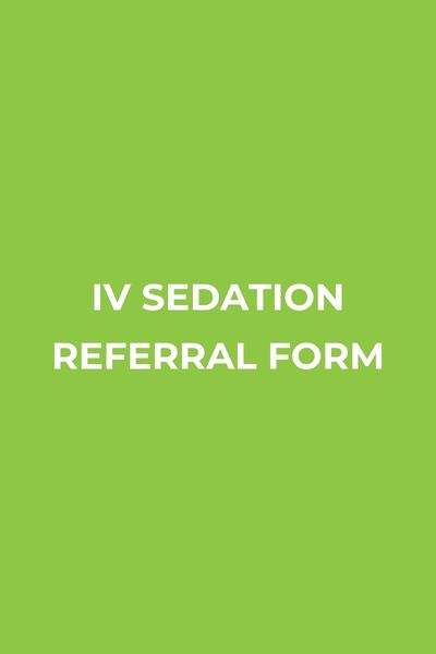 iv sedation referral form